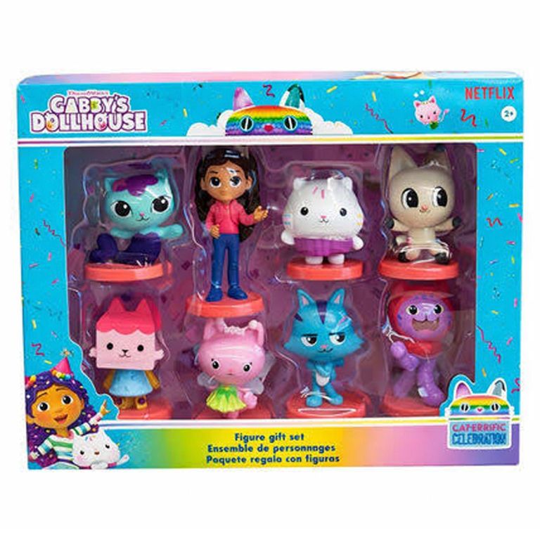 Set 8 Mini Figuras Gabbys Dollhouse