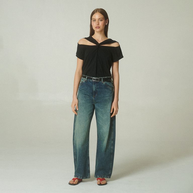 Jeans Mujer Tiro Medio