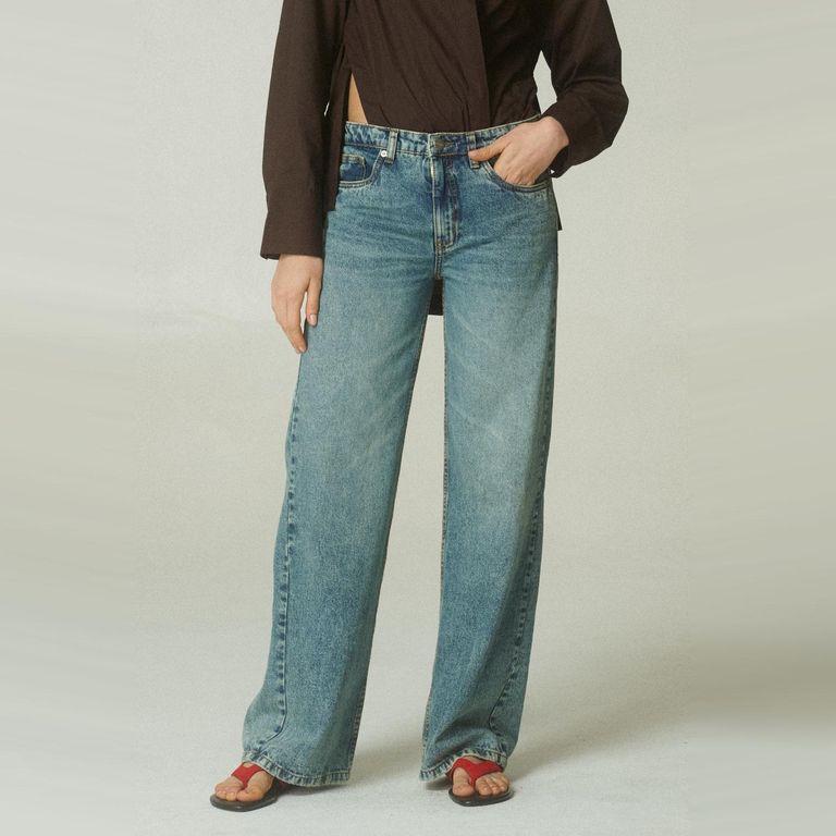 Jeans Mujer Tiro Medio