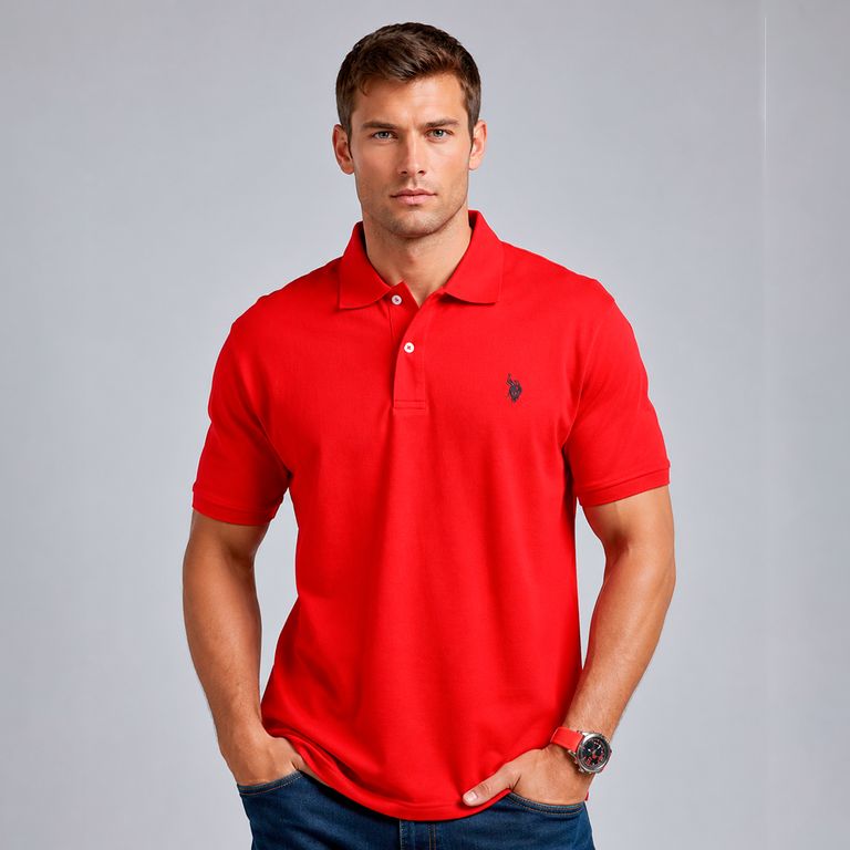 Polera Polo Manga Corta Hombre