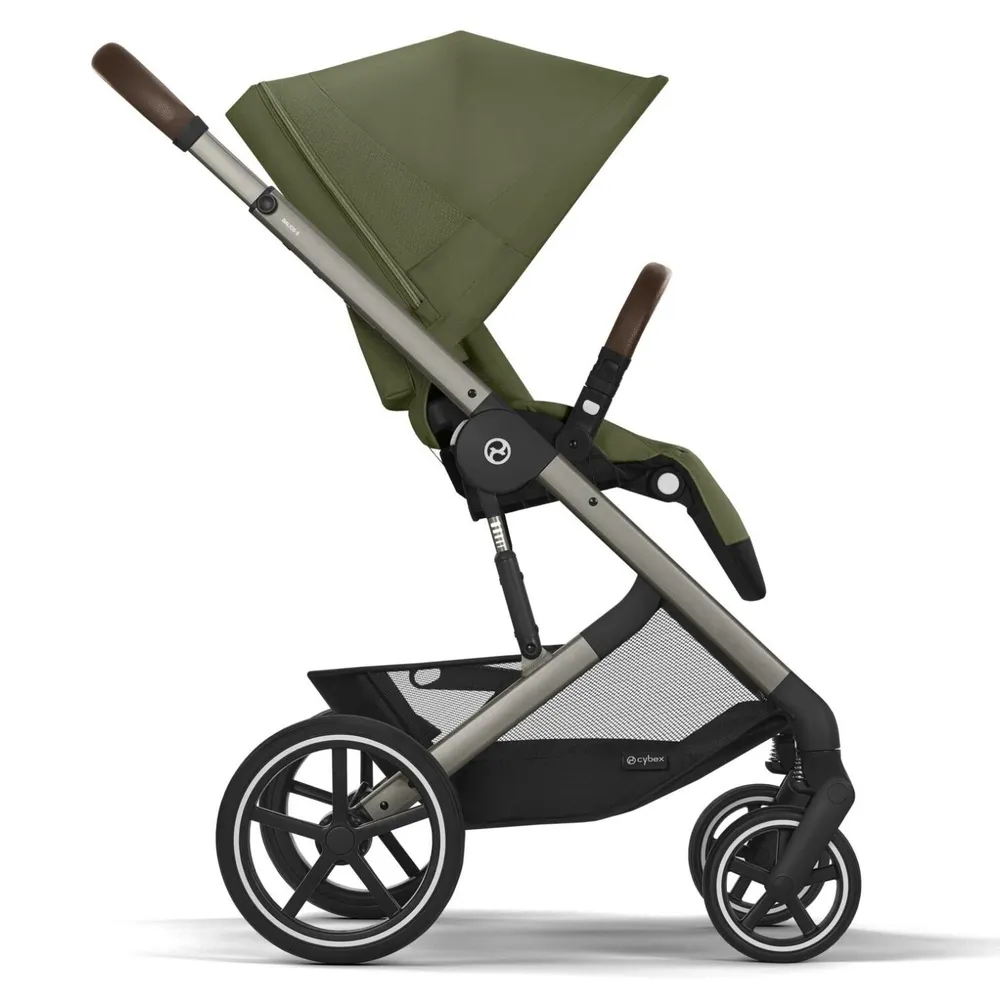 Cybex Balios S Lux Taupe Moss Green + Aton S2 + Base, foto 4