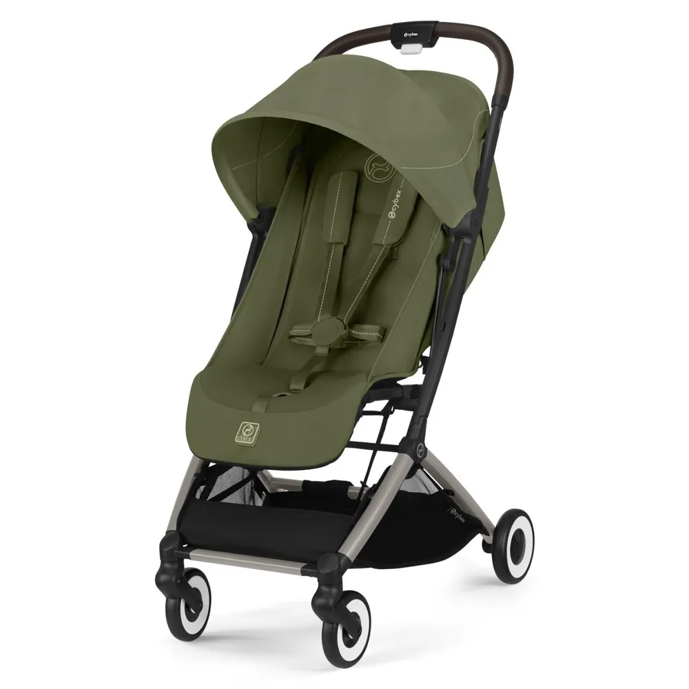 Cybex Orfeo Taupe Moss Green + Aton B2 + Base, foto 3