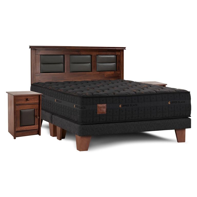 Cama Europea Copper Black King