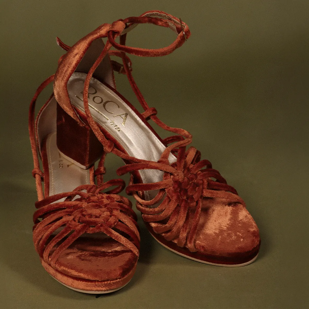 ROCA - Zapato Formal Mujer Naranjo Roca