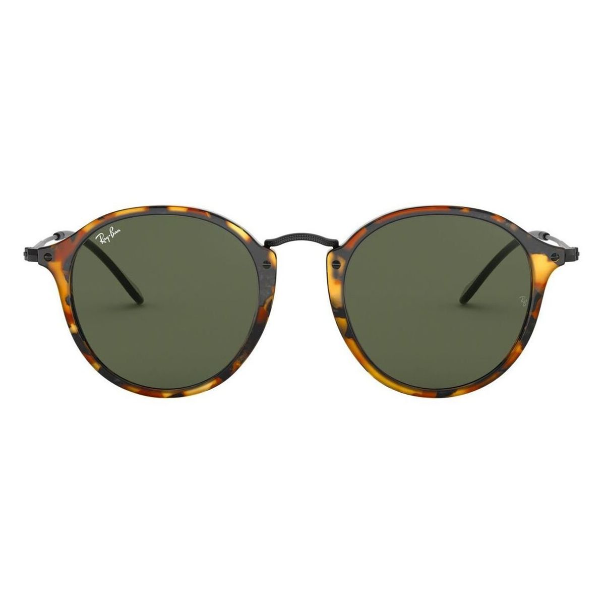 RAY BAN - Lentes de Sol Round Fleck Havana