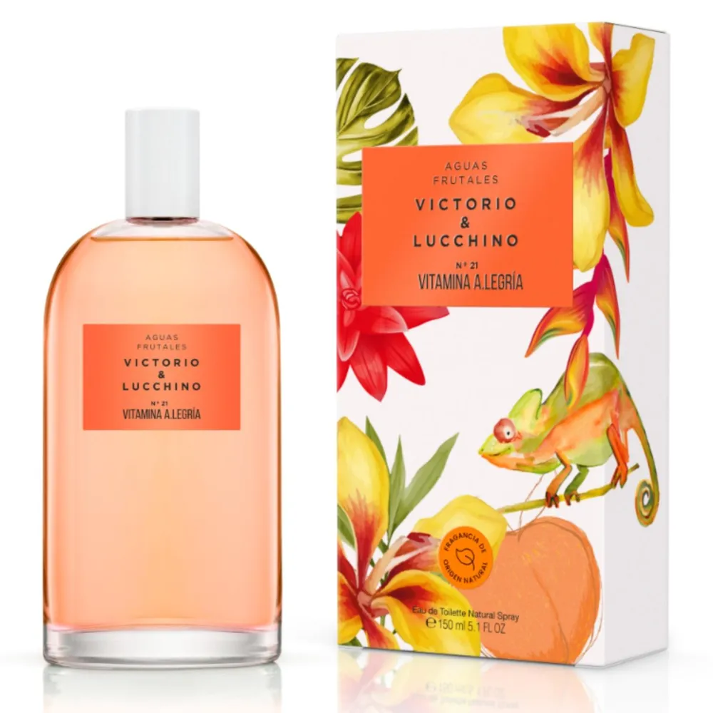 Perfume Mujer Aguas Frutales V&L Nº21 Vitamina A.Legria Eau de Toilette 150 ml, foto 2