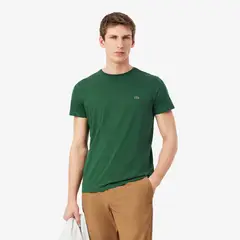 LACOSTE - Polera Manga Corta 100% Algodón Pima Hombre