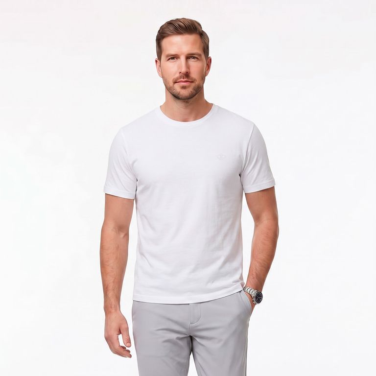 DOCKERS Polera Manga Corta Hombre