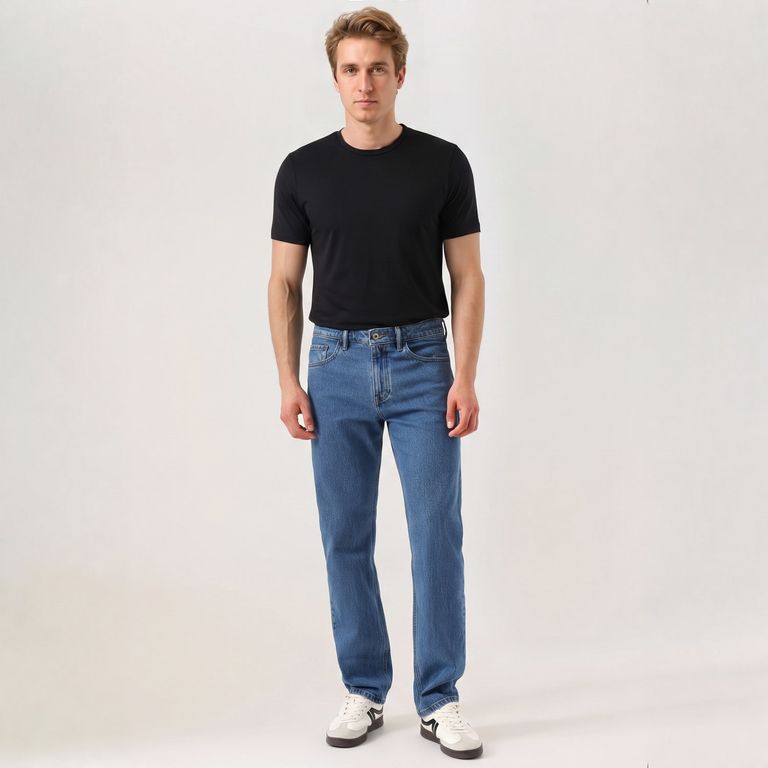 Jeans Straight Hombre