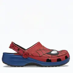 CROCS - Classic Clog Spiderman Zueco Unisex Niño Rojo (28 a 36)