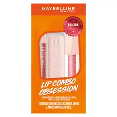 MAYBELLINE - Lipstick + Lif Liner + Lif Glo