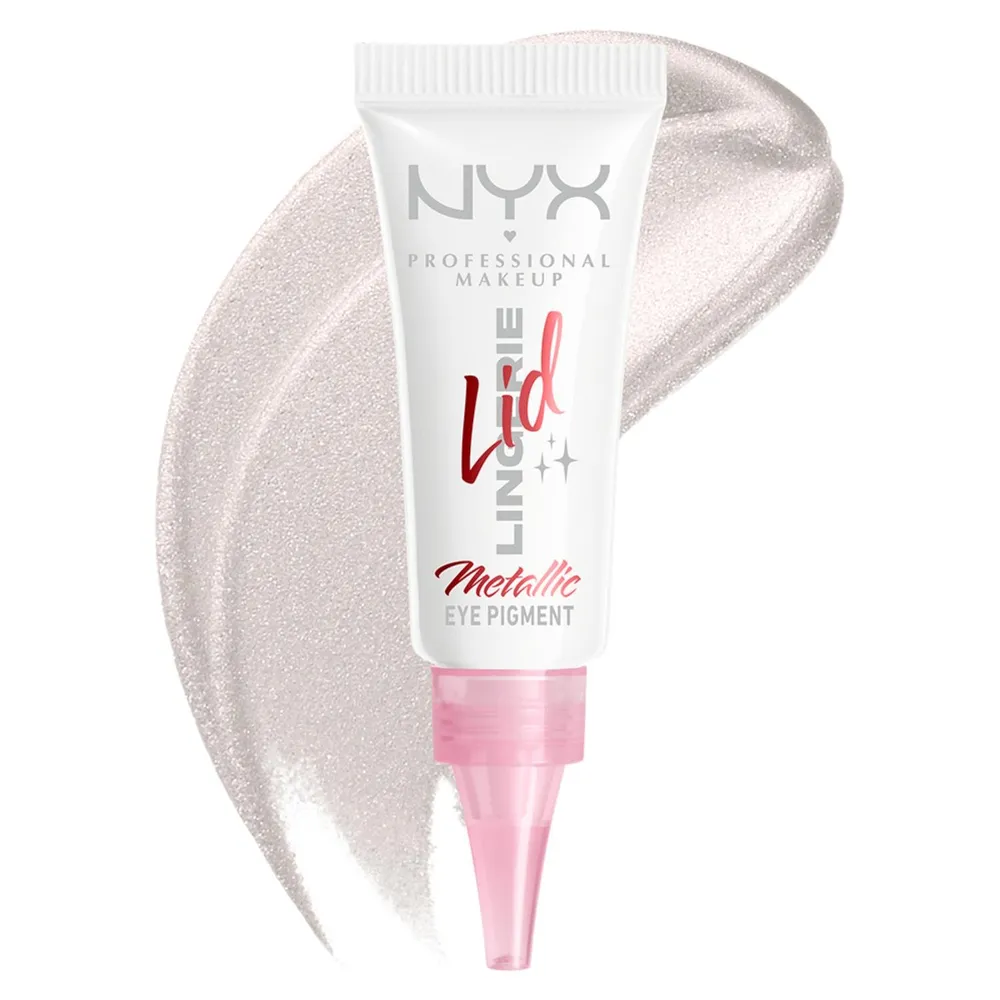 Nyx Professional Makeup Lid Lingerie Satin Silver, foto 6