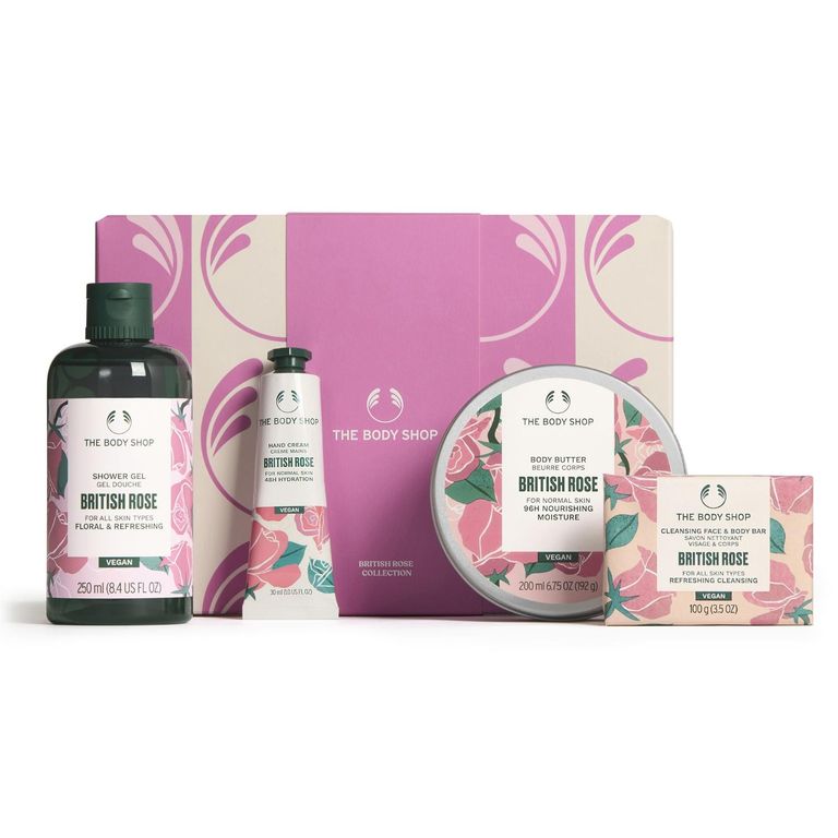 Set De Regalo Mediano Rosa Británica