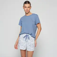 INTIME - Pijama Algodón Pima Mujer