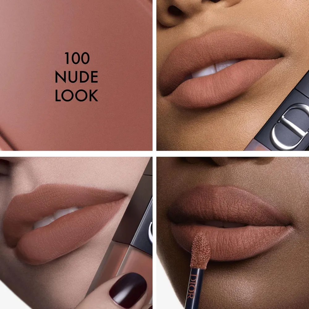 Rouge Dior On Stage Ink Blur Matte 100 Nude Look, foto 4