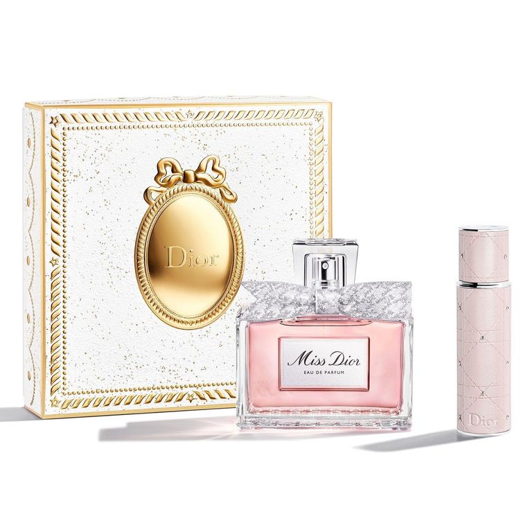 Cofre Miss Dior Eau De Parfum 100 Ml Y Vaporizador De Viaje 10 Ml - Edición Limitada
