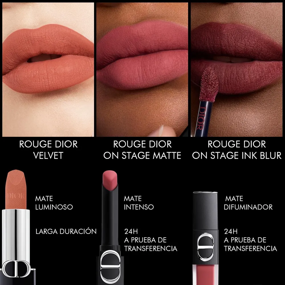 Rouge Dior On Stage Ink Blur Matte 480 Rose Icone, foto 9