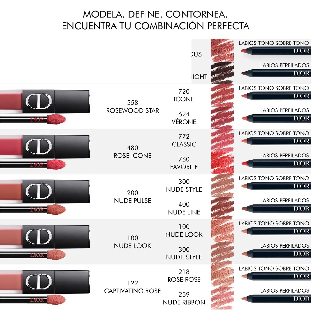 Rouge Dior On Stage Ink Blur Matte 480 Rose Icone, foto 10