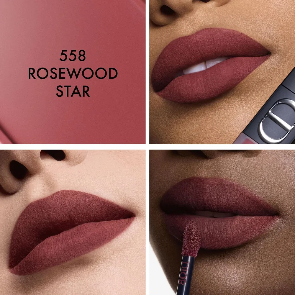 Rouge Dior On Stage Ink Blur Matte 558 Rosewood Star, foto 4