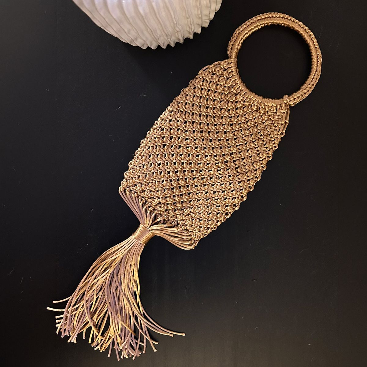 LIMA BAGS - Cartera Hecha En Macrame Mujer Lima Bags
