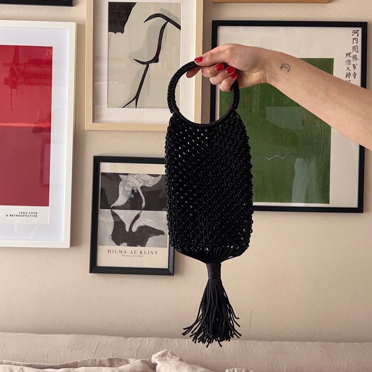 LIMA BAGS - Cartera Hecha En Macrame Mujer Lima Bags