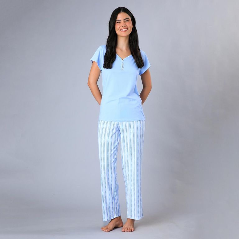 Pijama Algodón Mujer