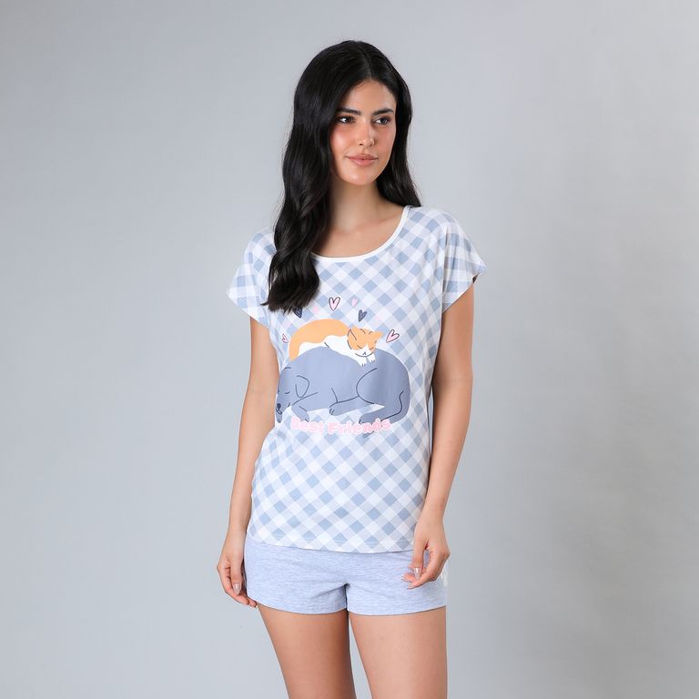 Pijama Algodón Mujer