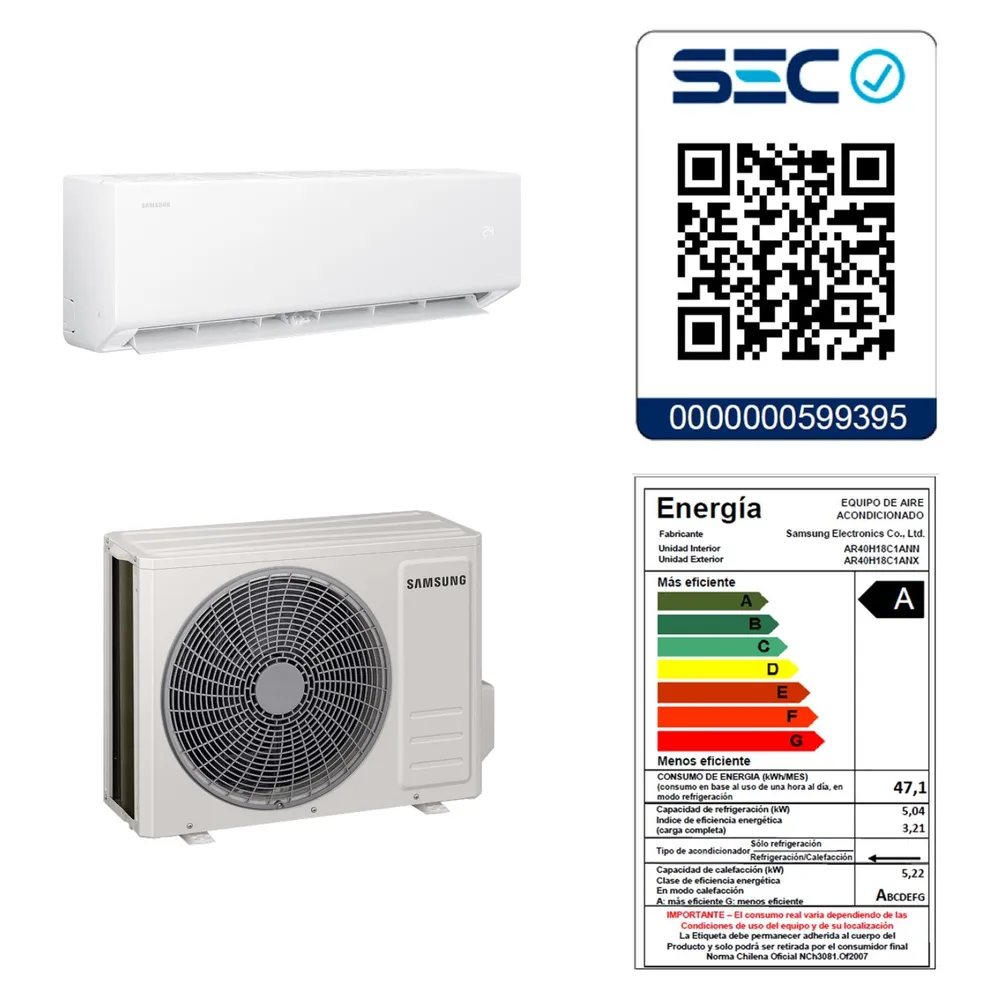 Aire Acondicionado Essential Inverter 18000 BTU, foto 9