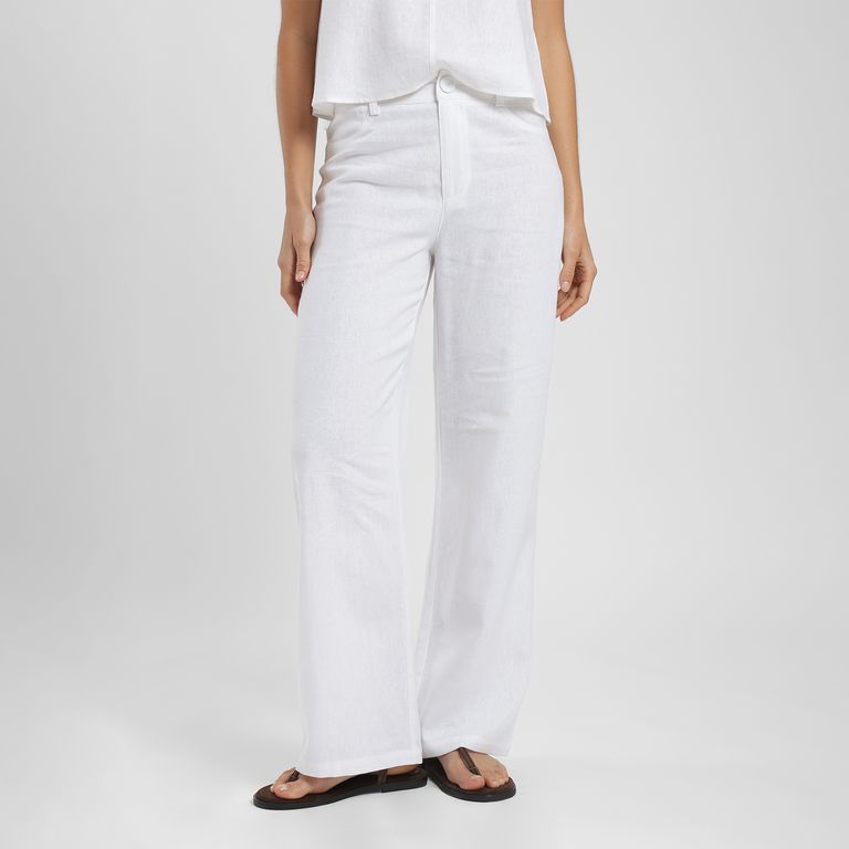 Pantalón Faro con Lino Mujer
