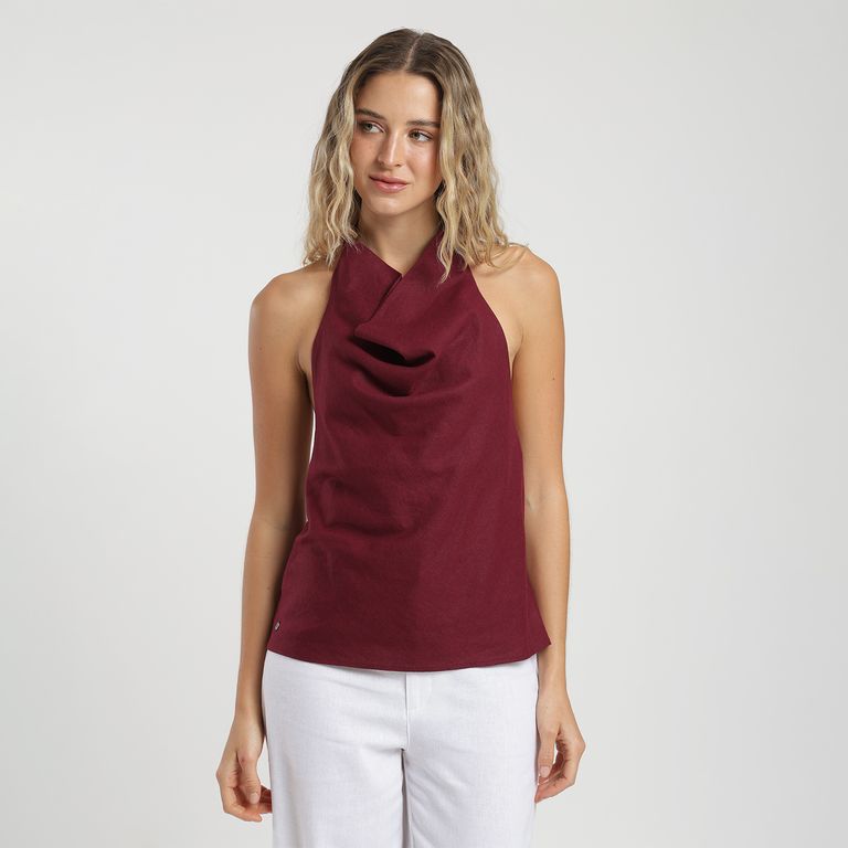 Blusa Murta con Lino Mujer