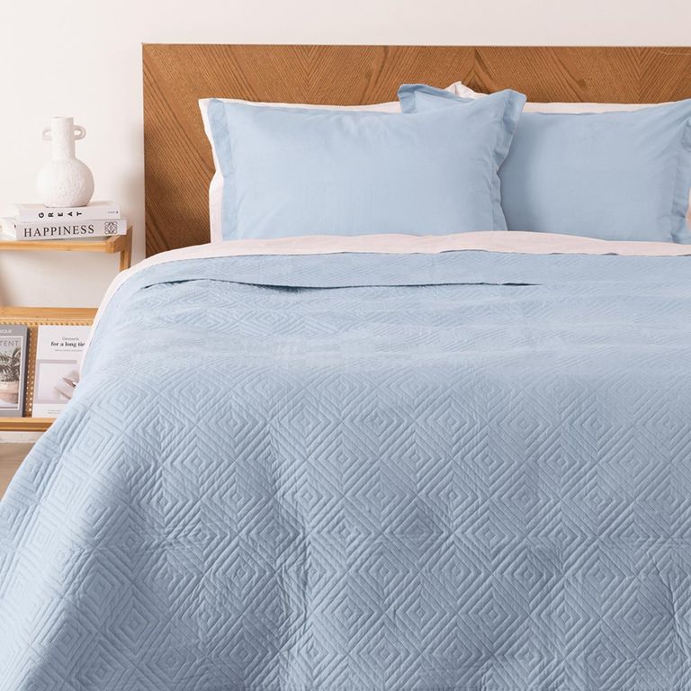 Quilt Cordoba King Celeste