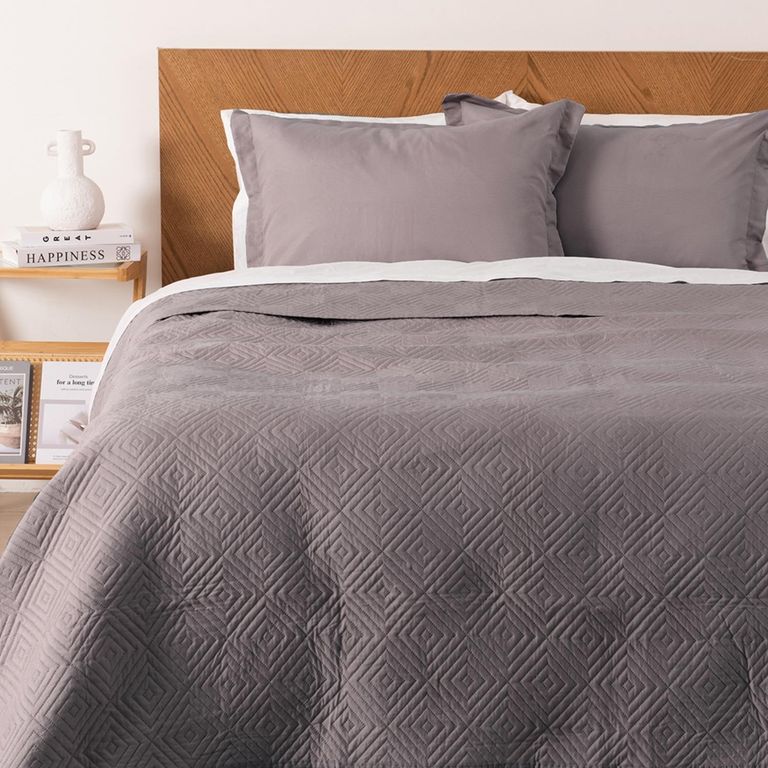 Quilt Cordoba King Gris