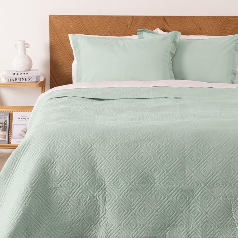 Quilt Cordoba 2 Plazas Verde