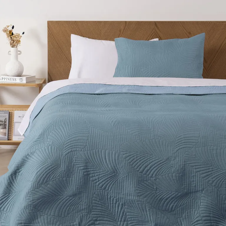 Quilt Mallorca Mf 1.5 Plazas Celeste