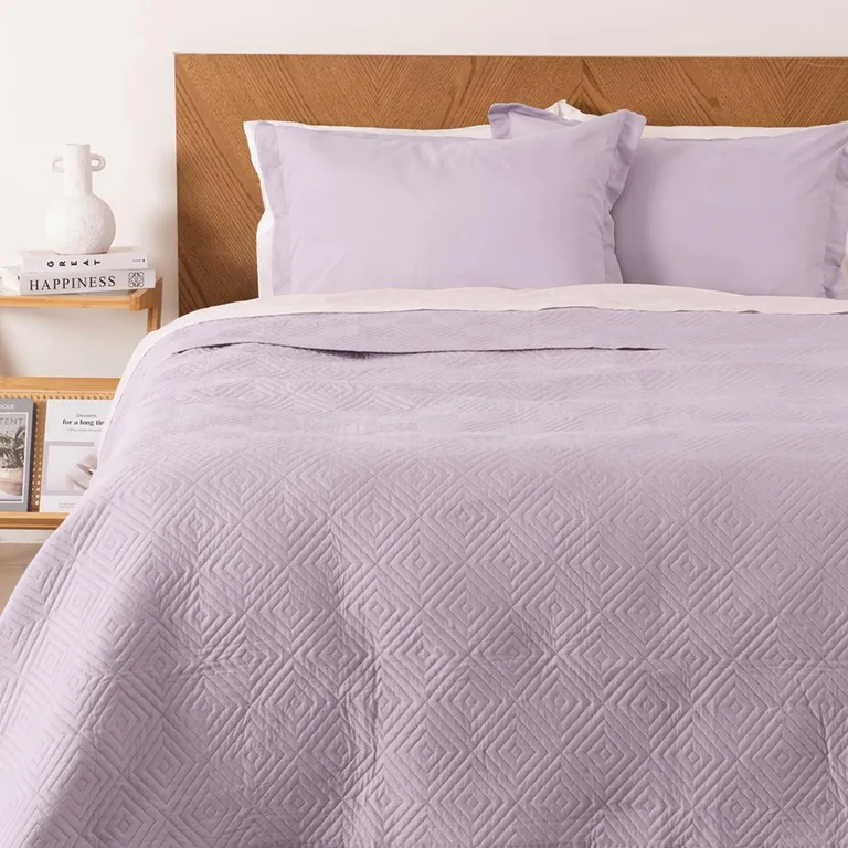 Quilt Cordoba 2 Plazas Lila