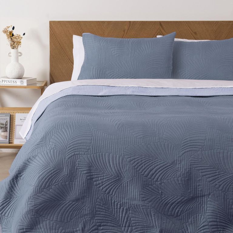 Quilt Mallorca Mf Super King Azul