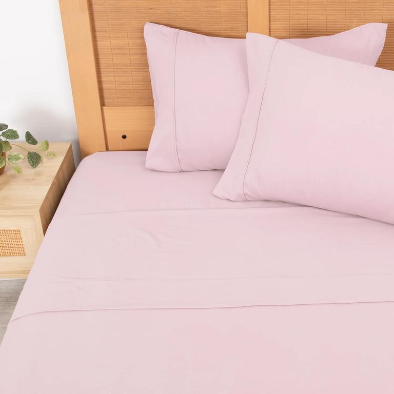Sábana Mf King Rosado