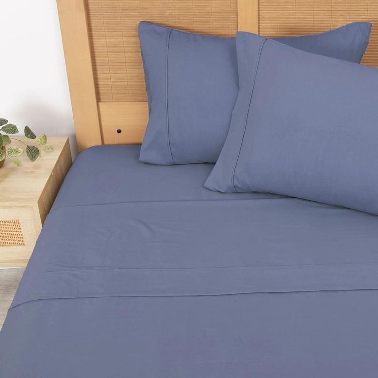 Sábana Mf King Azul