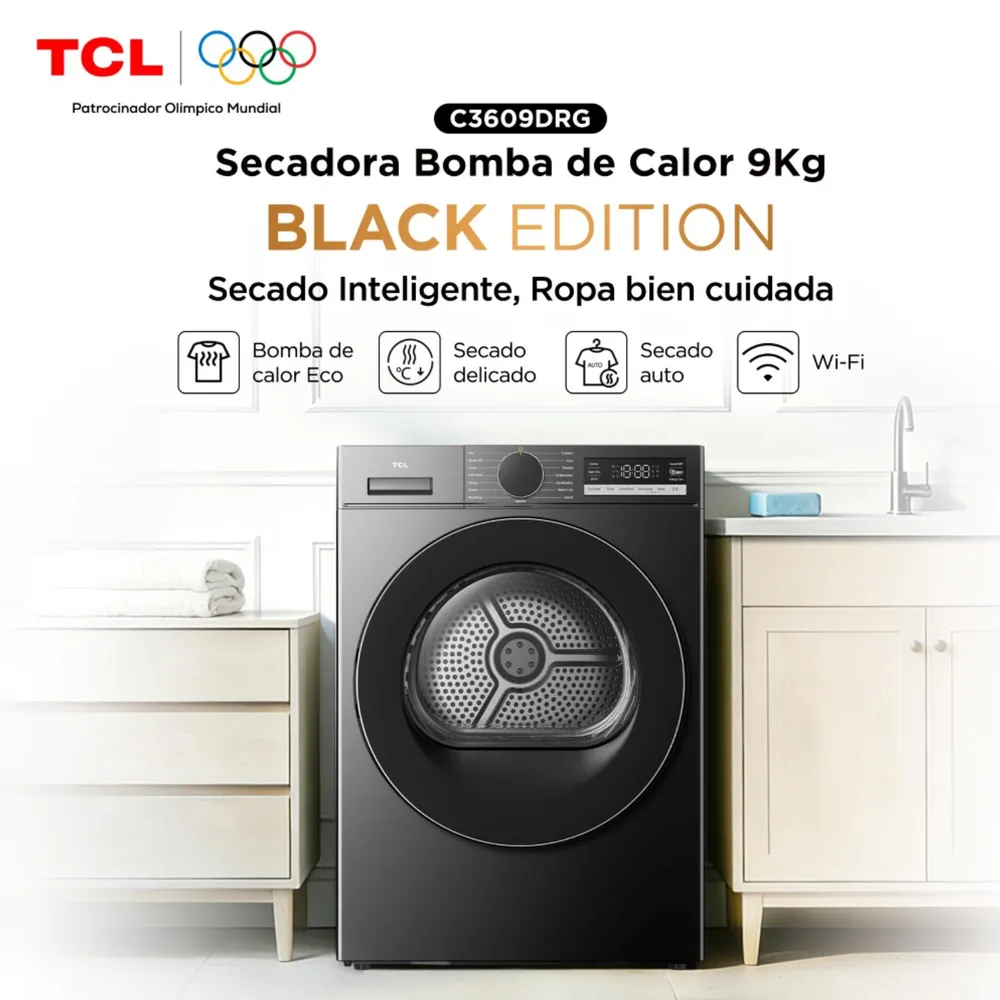 TCL C3609D 9 kg Titanio, foto 2