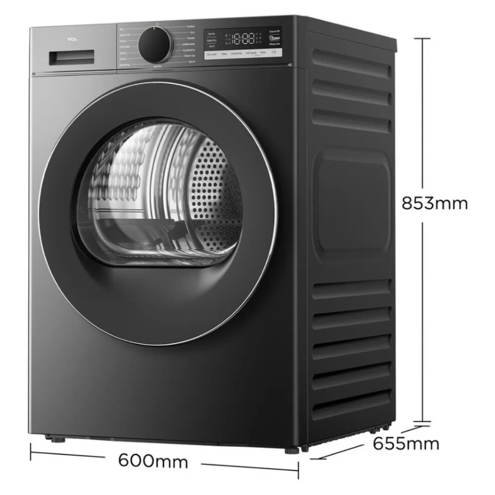 TCL C3609D 9 kg Titanio, foto 3