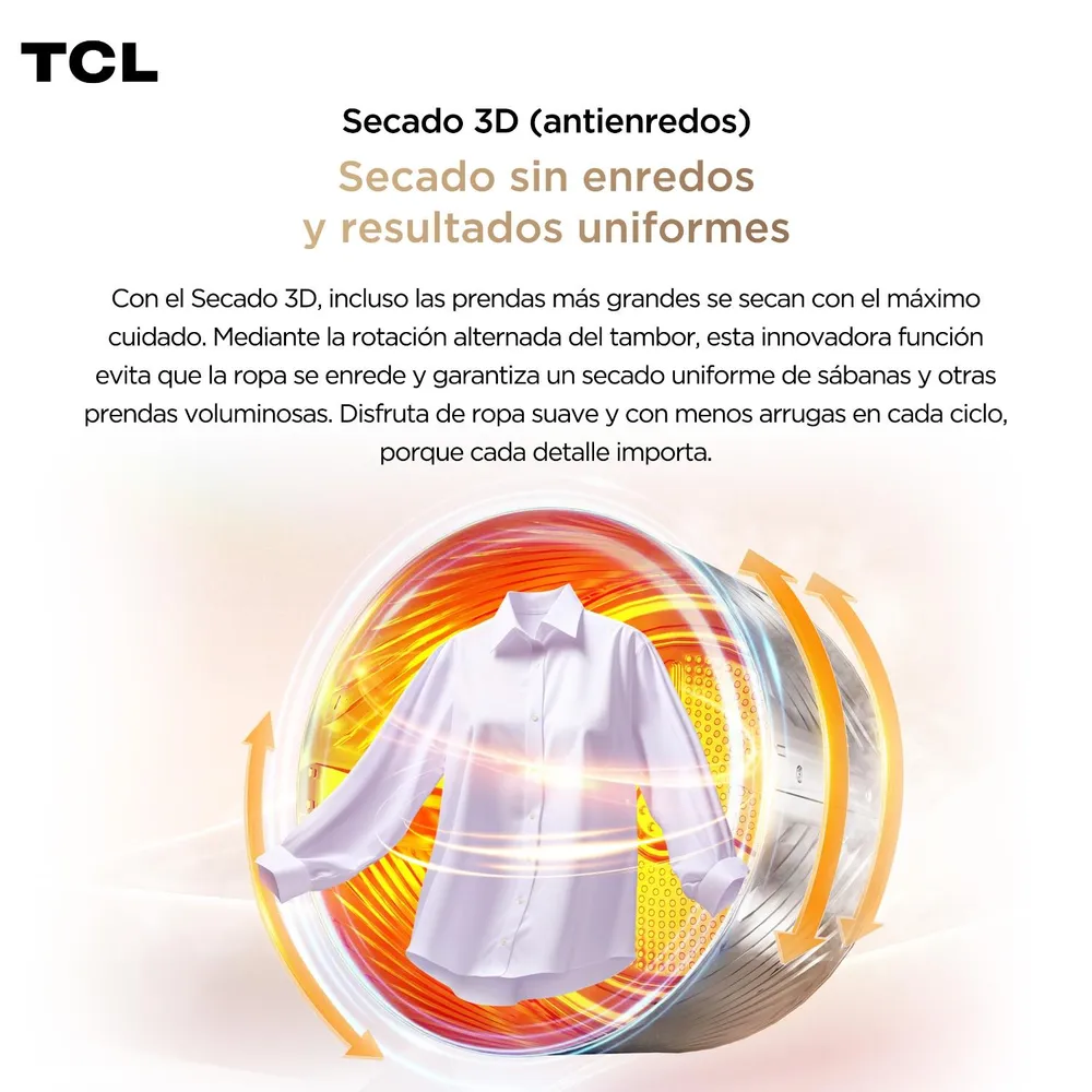 TCL C3609D 9 kg Titanio, foto 5