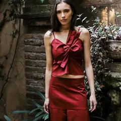 MARINA MIA - Blusa Lazo Tirantes Mujer
