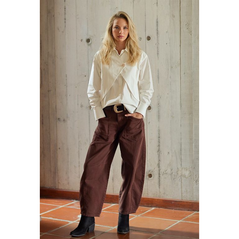 Pantalón Santé Café Chocolate Mujer Caledonia