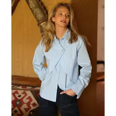 CALEDONIA LABEL - Blusa Soir Azul Mujer Caledonia