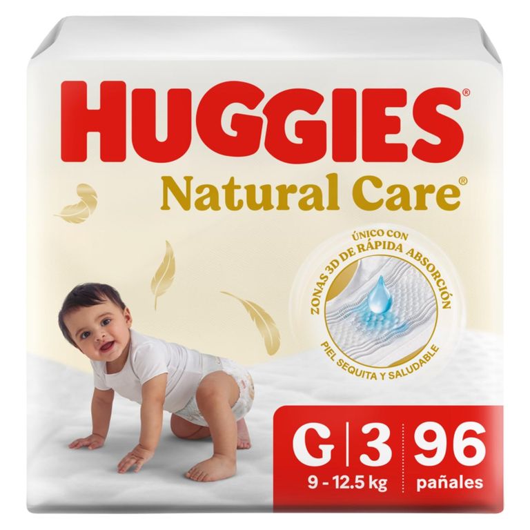 Pañal Natural Care G 96U