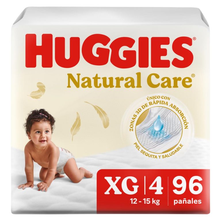Pañal Natural Care XG 96U