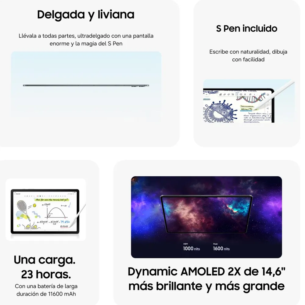 Galaxy Tab S12 Ultra 256 GB Gray + S Pen, foto 6