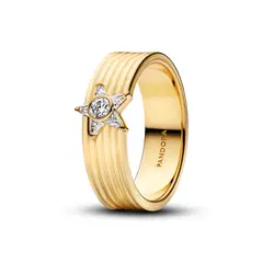 PANDORA - Anillo De Banda Ancha Estrella Fugaz Reluciente