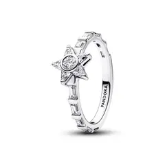 PANDORA - Anillo Estrella Reluciente Talla Baguette