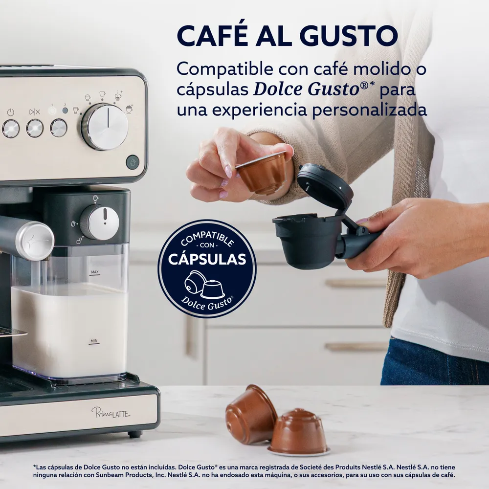 Cafetera PrimaLatte Silver, foto 4